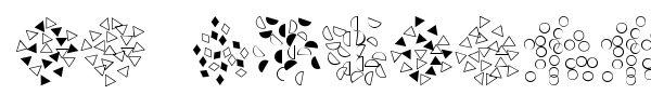 FE Confetti font preview